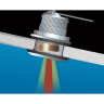 Датчик LOWRANCE xSonic SS60 — сквозной, нержавеющая сталь, наклон 20° 000-13786-001